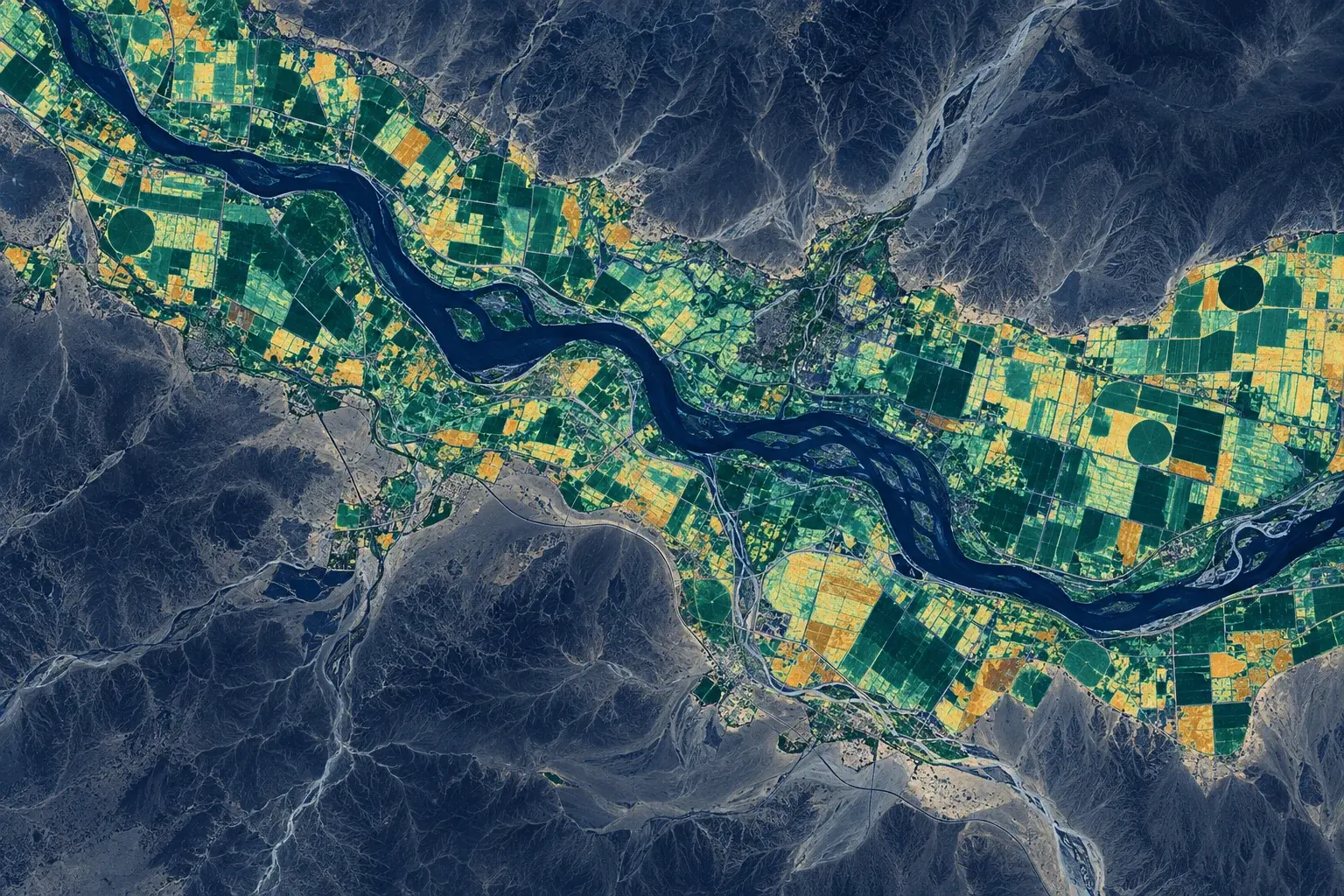 Raster analysis map