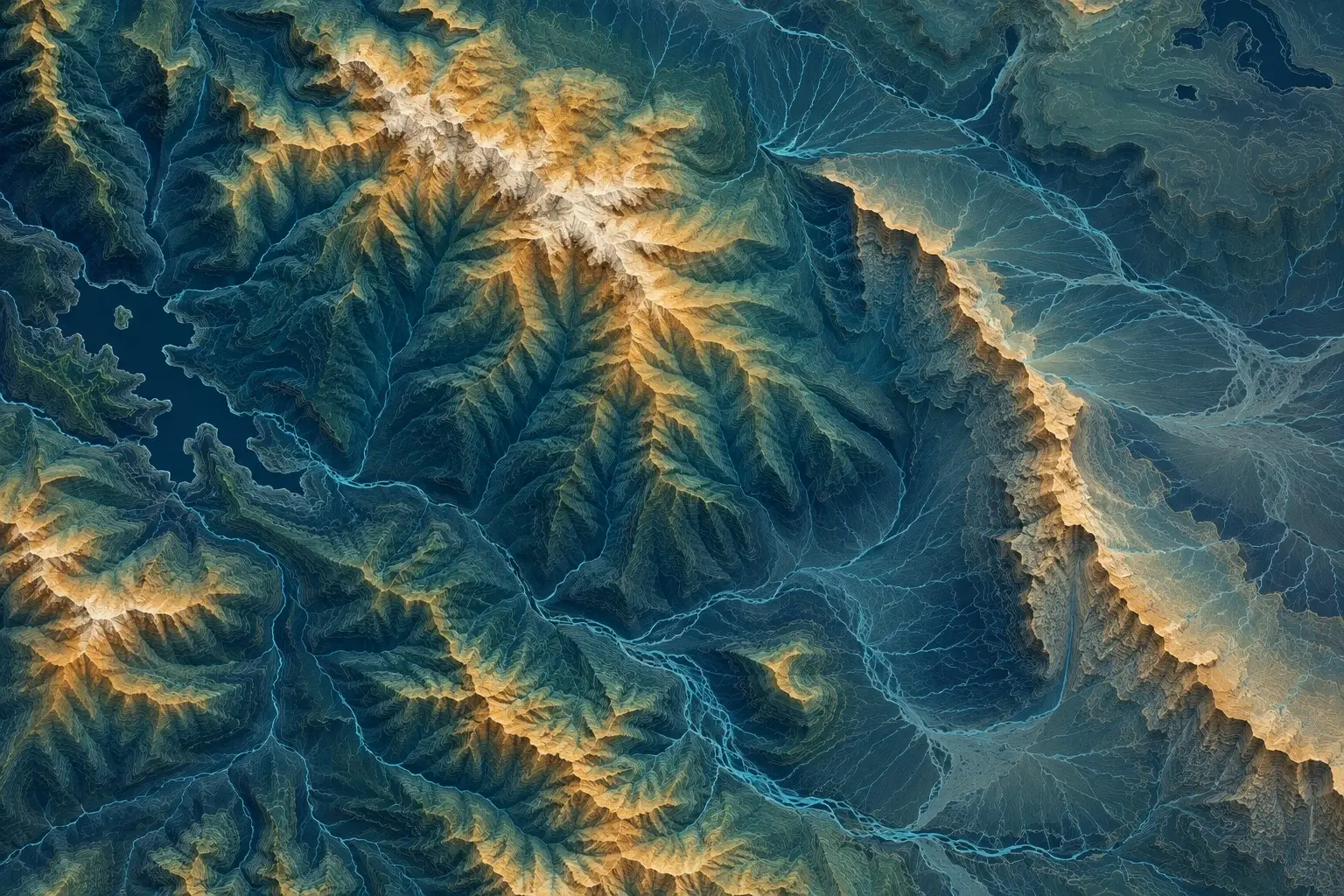 Terrain & elevation map